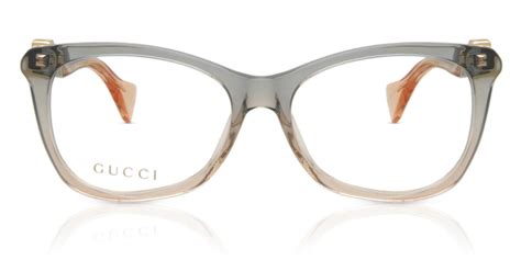 Gucci GG1012O 002 Eyeglasses in Shiny Blue Pink.